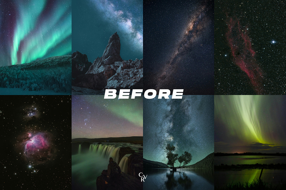 15 Astrophotography Lightroom Preset, a Preset Add-On by CVR Presets (Photo 2 of 7)