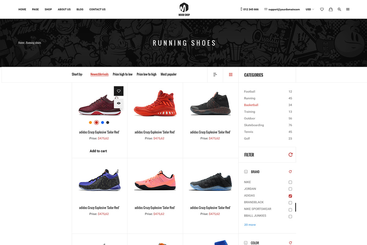 Moodshop - Modern eCommerce PSD, a Websites & App Template by Digipieces (Photo 10 of 12)