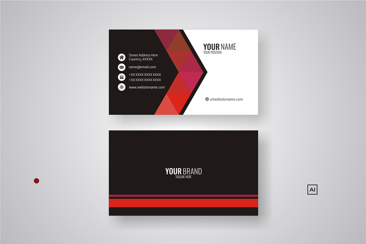 Luxury Business Cards, a Business Card Template by suhadidesign (Photo 2 of 6)