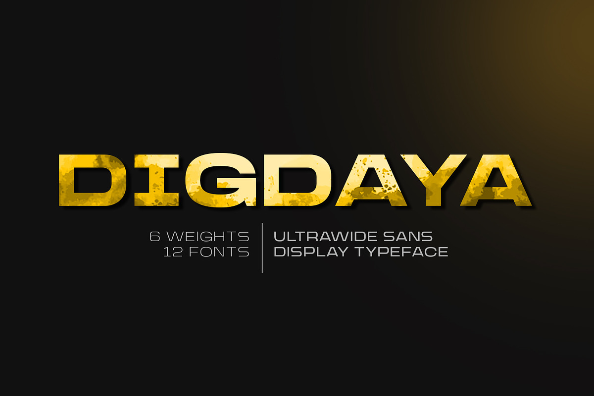 Digdaya Ultrawide Font, a Sans Serif Font by Locomotype (Photo 1 of 11)