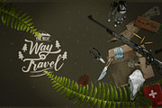 Travel Scene Mock-up Big Pack, a Product Mockup by PSD Market (Thumbnail 2 of 16)