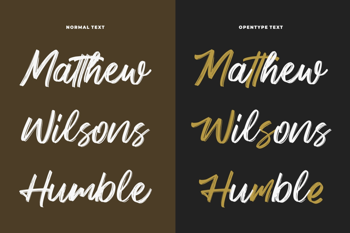 Keypass - Handbrush Font preview 7