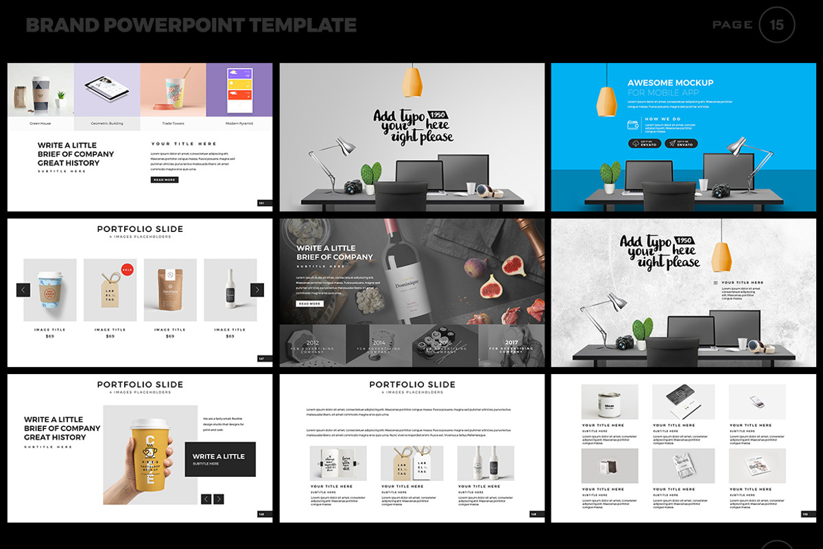 Brand Powerpoint Template, a Presentation Template by iHemalaya (Photo 9 of 13)