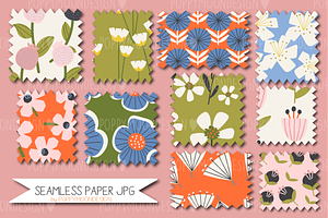 Flower Garden Pattern Bundle