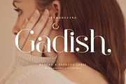 Gadish - Stylish Ligature Font, a Serif Font by Aqeel_Art (Thumbnail 1 of 8)