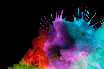 Acrylic colors in water., a Background Photo by Liliia Rudchenko