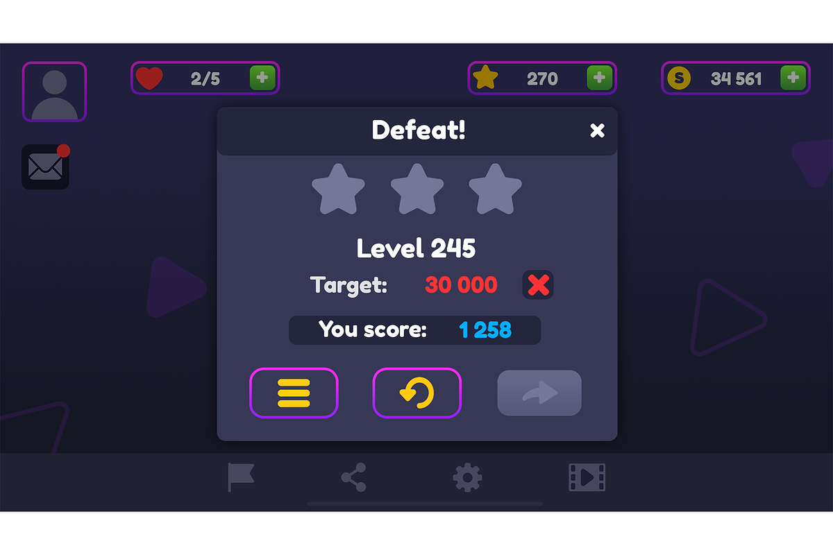 Flat Game GUI Pack, an Icon by KartInnka (Photo 12 of 16)