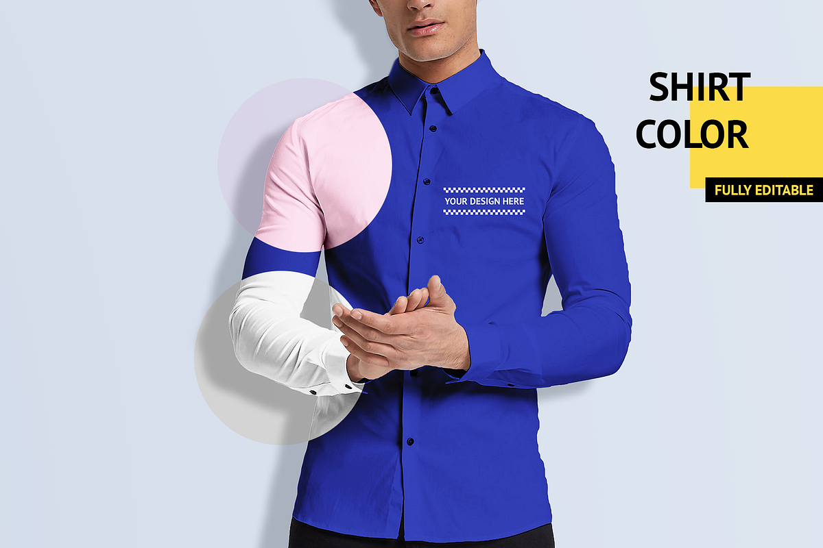 Shirt Logo Branding Mockup, a Shirt Mockup by Jinro (Photo 4 of 6)
