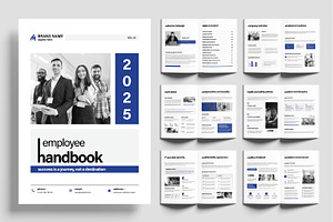 Employee Handbook Layout, a Brochure Template by ContestDesign