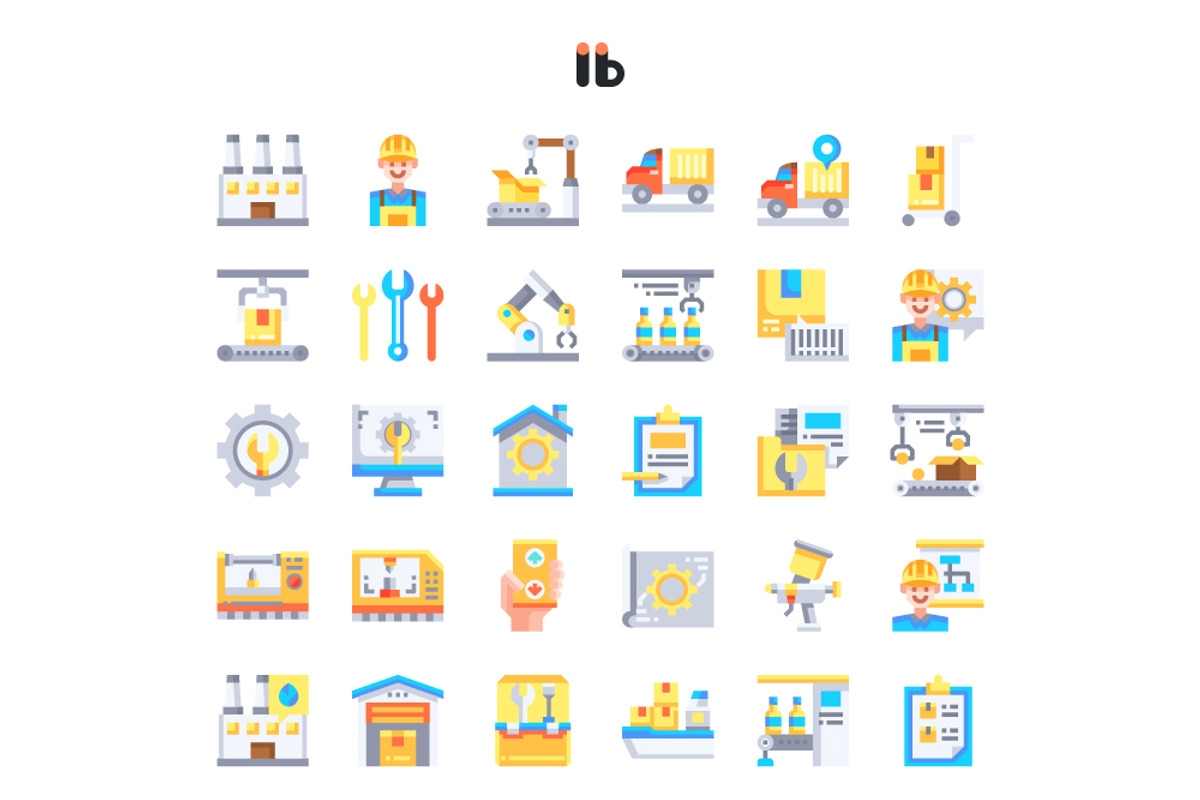 30 Industry and manufacturing, an Icon by libertetstudio (Photo 3 of 6)