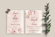 Boho Wedding invitation Set Canva, an Invitation Template by Aks-Designs (Thumbnail 2 of 6)