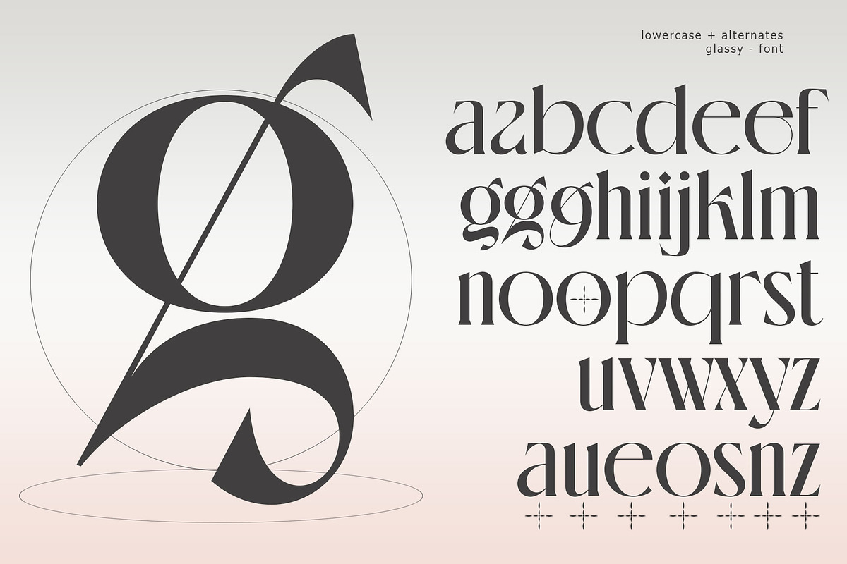 glossy - a modern serif, a Serif Font by INKSUN™ (Photo 2 of 11)