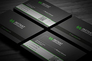 Waves Dark Business Card, a Business Card Template by RQ Designs (Thumbnail 4 of 5)