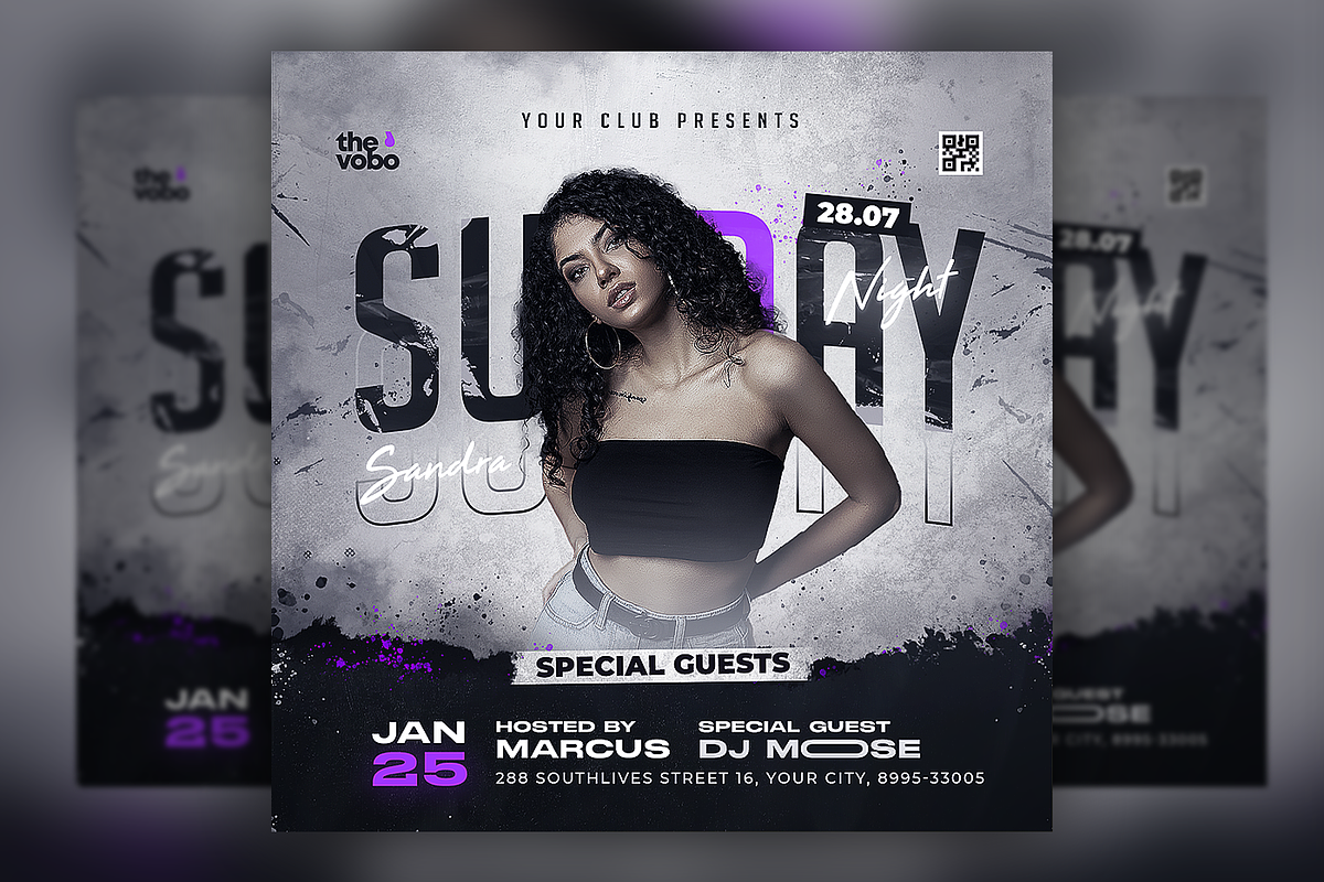 Party Flyer Template, a Flyer Template by FLYERHIVE (Photo 1 of 3)