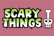 Chunky Fries - yummy yummy!, a Sans Serif Font by pizzadudedotdk (Thumbnail 4 of 5)