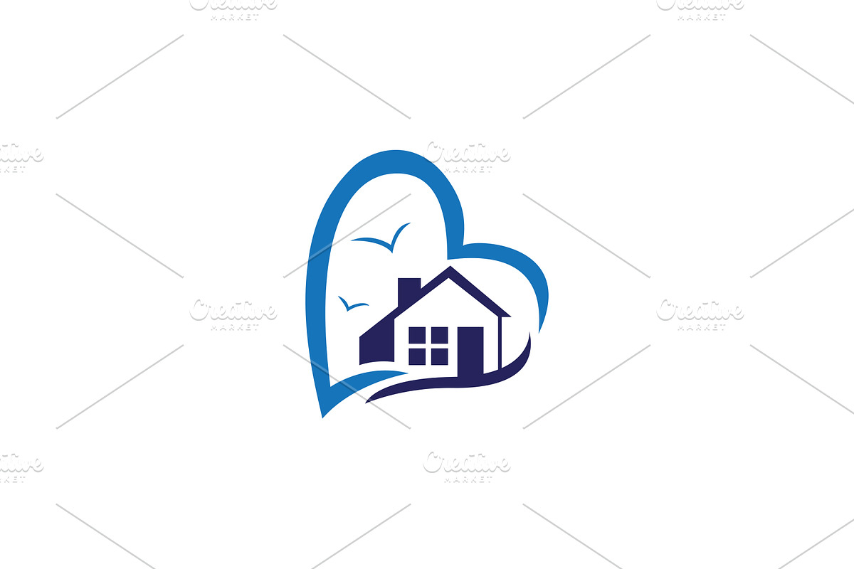 Love Home Logo, a Branding & Logo Template by Graphic_Maker_Bogura (Photo 2 of 2)