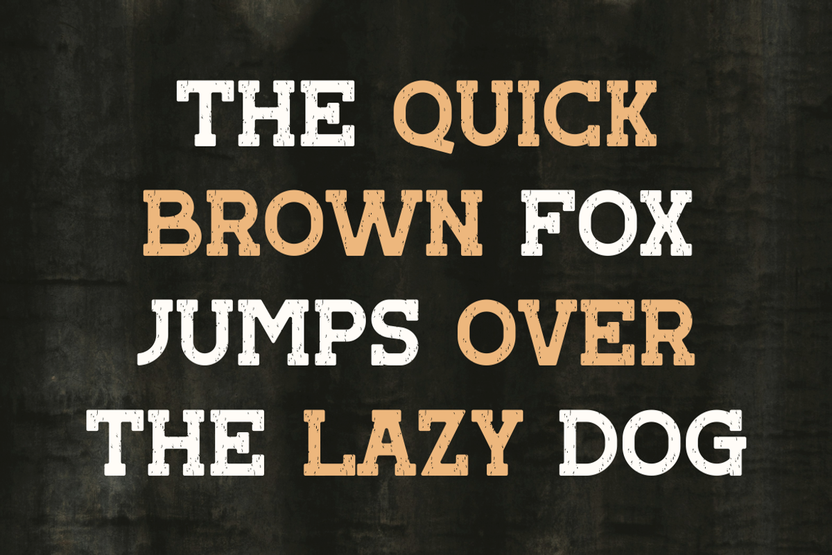 Emsix Champ - Vintage Retro Font, a Slab Serif Font by Viswal Studio (Photo 5 of 12)