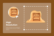 Famous World Architecture 3D Icons, an Object Illustration by twinstd (Thumbnail 3 of 6)