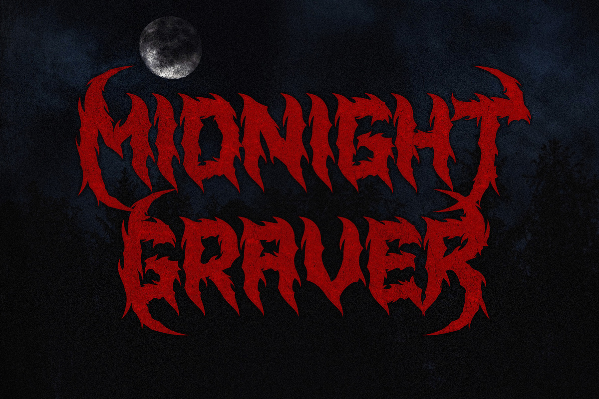 Medicine Drops - Death Metal Font, a Blackletter Font by Multype Studio (Photo 2 of 12)