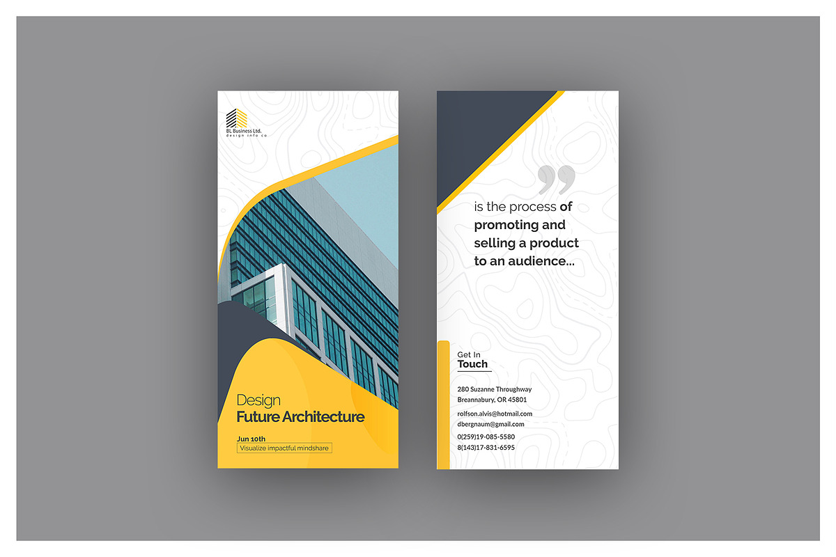 Modern Architecture Trifold, a Brochure Template by Addaxx (Photo 1 of 4)