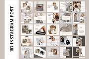 NEUTRAL Instagram Templates Bundle, a Social Media Template by LushBury (Thumbnail 2 of 9)