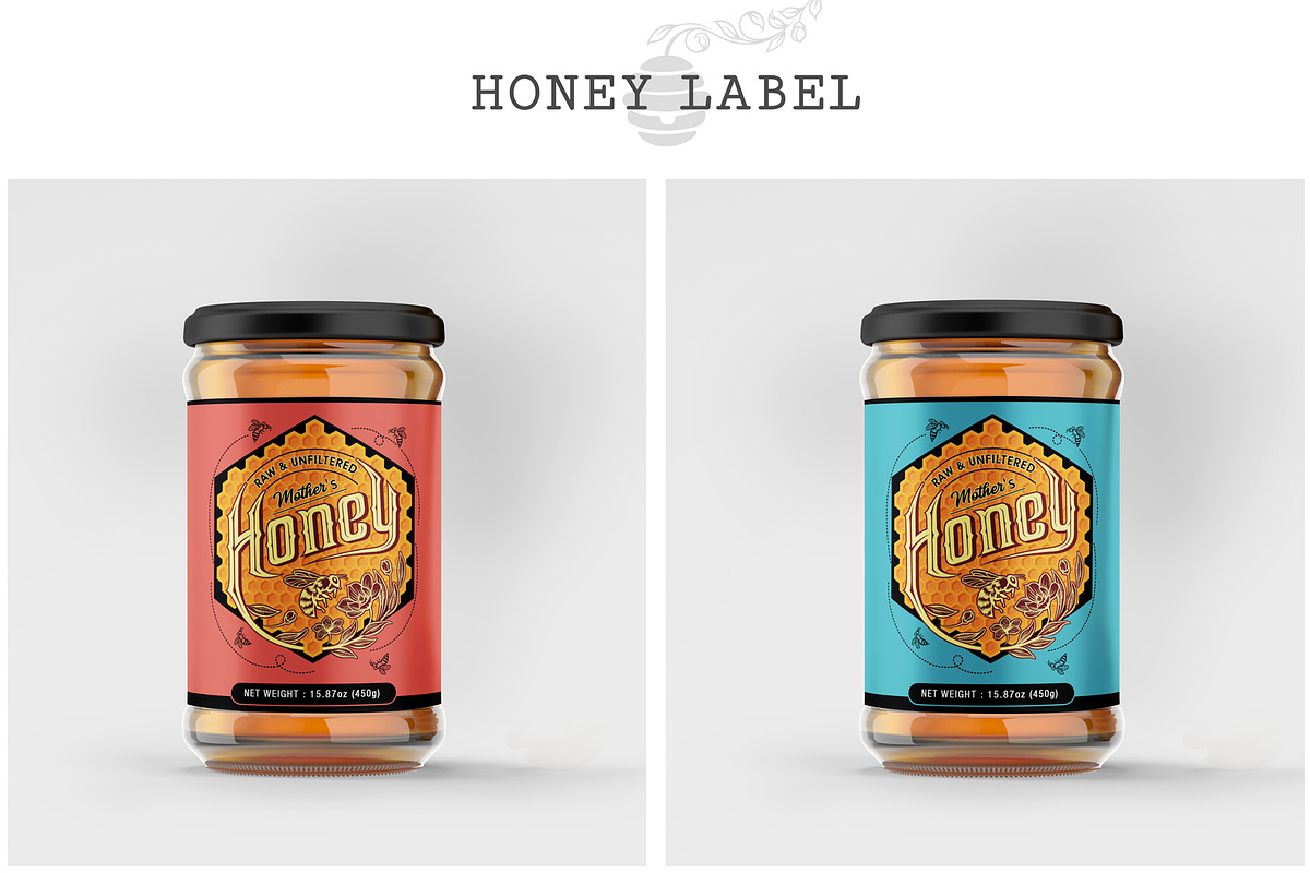 Honey Label_V1, a Branding & Logo Template by Shwet Art (Photo 2 of 6)