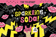 Sparkling Attack! Font, a Font by Paperly Studio (Thumbnail 2 of 7)