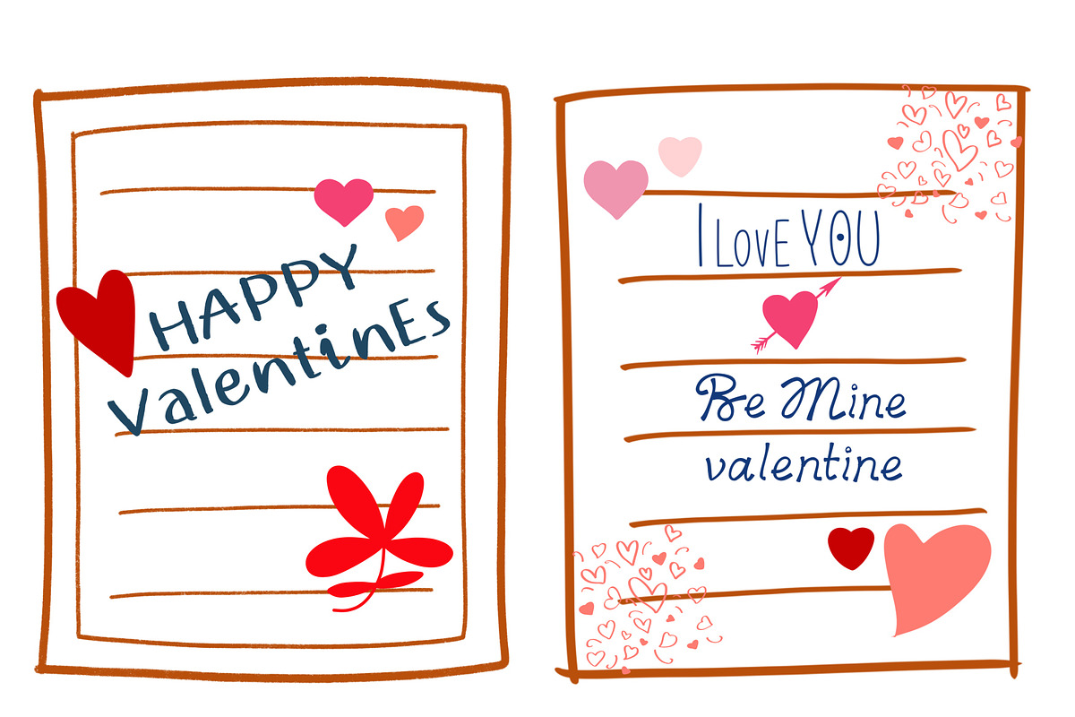 Valentines Procreate Stamp Brush, a Brush Add-On by Sense Library (Photo 2 of 11)