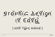 Cutie TM – Fancy Internet Font, a Sans Serif Font by Type Mania (Thumbnail 10 of 10)