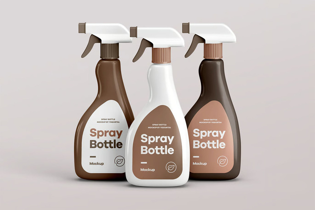 Spray Bottle Mock-up, a Product Mockup by zippypixelstudio (Photo 6 of 13)