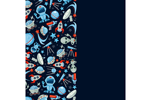 space elements background. universe, an Illustration by Multigon