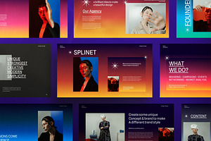 Splinet Celestial Brand Powerpoint