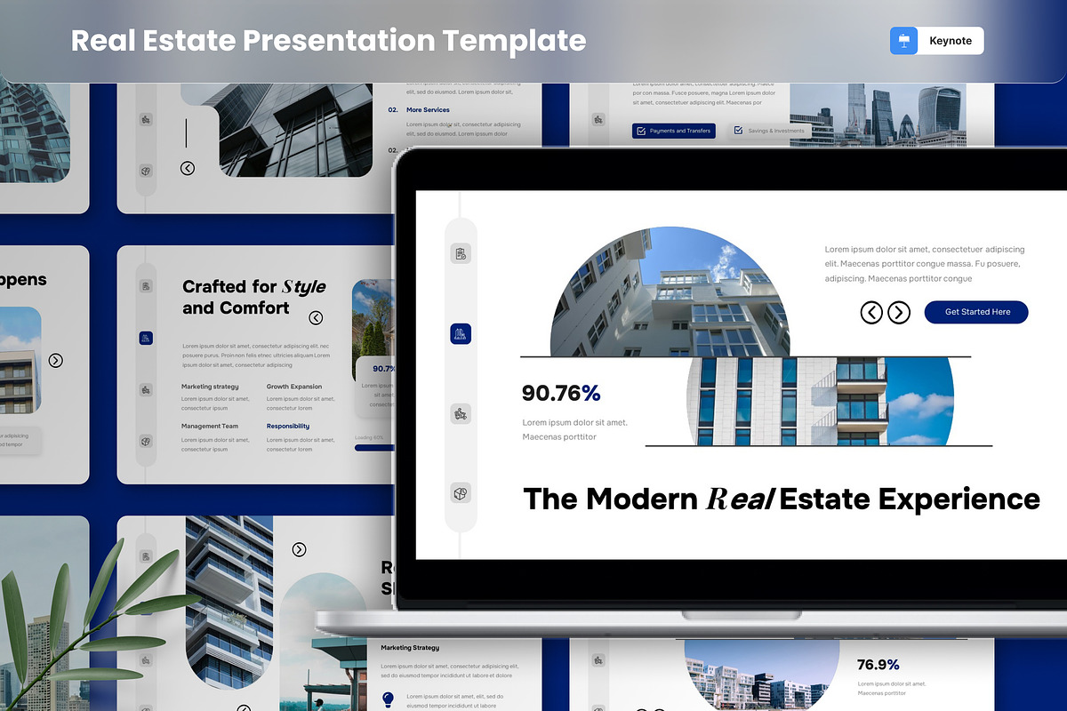 Modern Real Estate Keynote Template