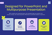 Course Pitch Deck Presentation, a Presentation Template by Illustraly Design (Thumbnail 2 of 3)