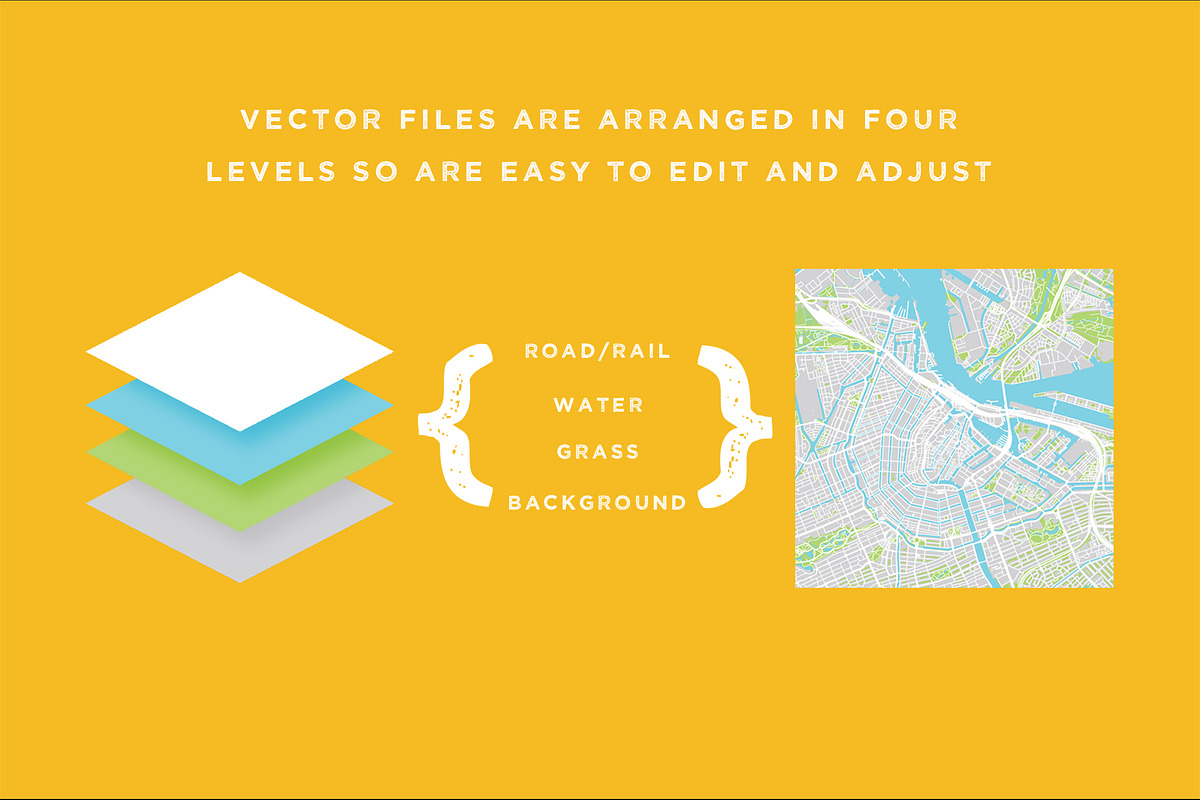 Paris city map. Vector and Jpg, a Transportation Illustration by ink drop (Photo 5 of 6)