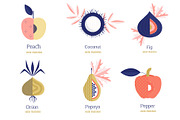 Fruits.Berries.Vegetables, a Food Illustration by TashaDraw (Thumbnail 6 of 12)