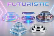 3D Product Podiums & Display Stages, an Object Graphic by MarisoArt (Thumbnail 13 of 16)