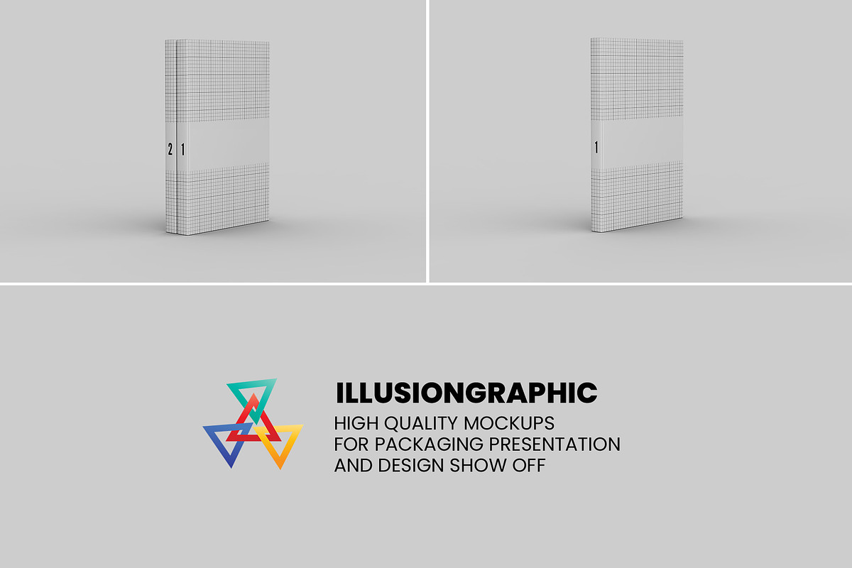 Books Set Mockup - 10 views, a Books & Magazine Mockup by Illusiongraphic (Photo 21 of 21)