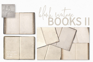 Blank Vintage Books II