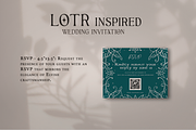 LOTR Inspired wedding templates, an Invitation Template by Enchanted Visions Shop (Thumbnail 9 of 9)