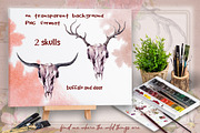 Wild soul - boho style watercolor, an Animal Illustration by Where summer is (Thumbnail 2 of 11)