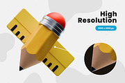School & Education 3D Icons, an Object 3D Model by Azam Creative (Thumbnail 3 of 5)