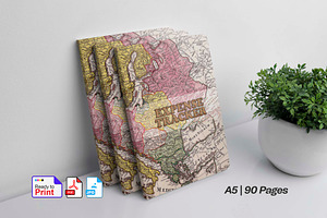 A5 Expense Tracker Journal Pdf, a Stationery Template by Graphic Template