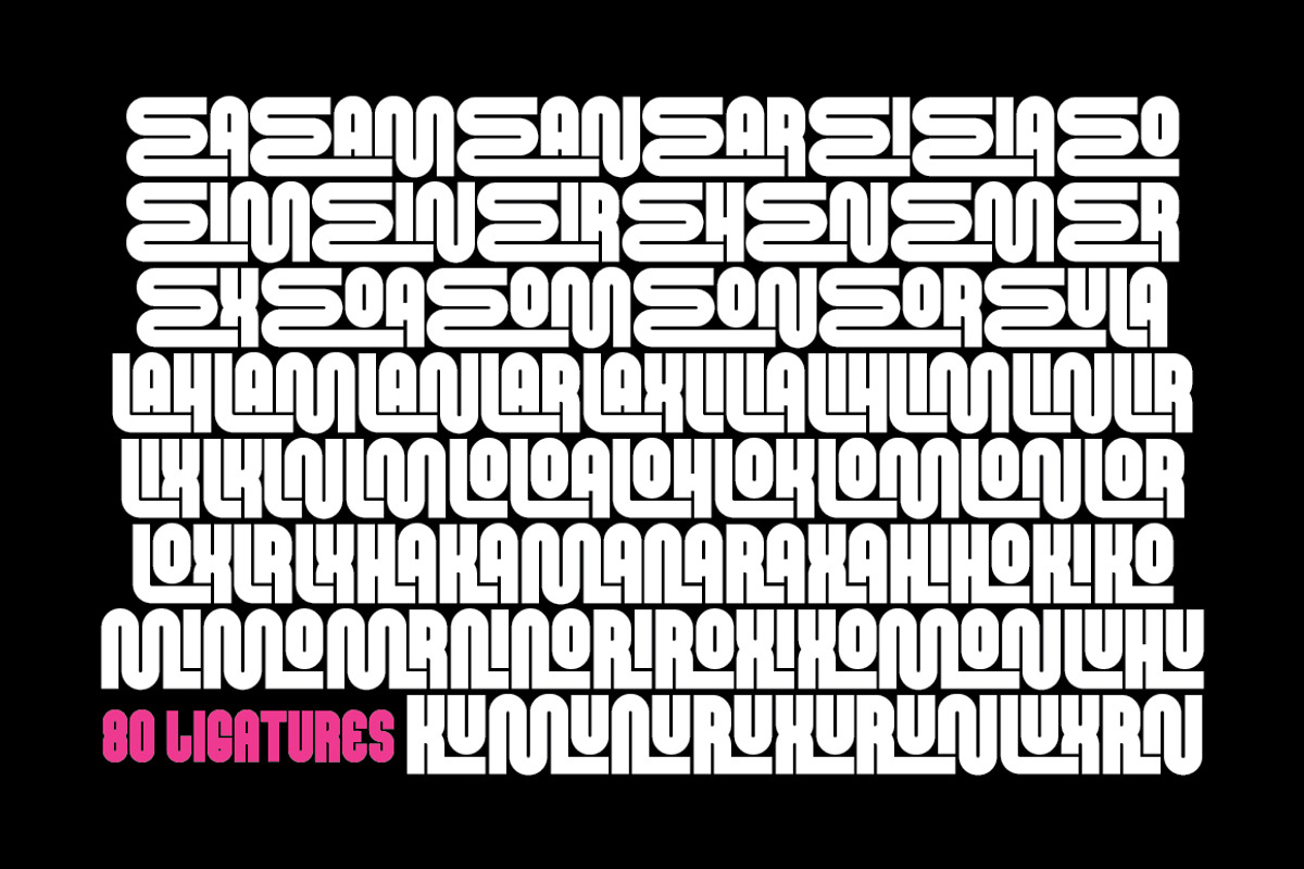 Monblock Font – Bold Logo Font, a Sans Serif Font by Typebae (Photo 7 of 8)