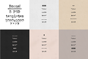 Mystery Typewriter font, a Serif Font by Ana's Fonts (Thumbnail 5 of 7)