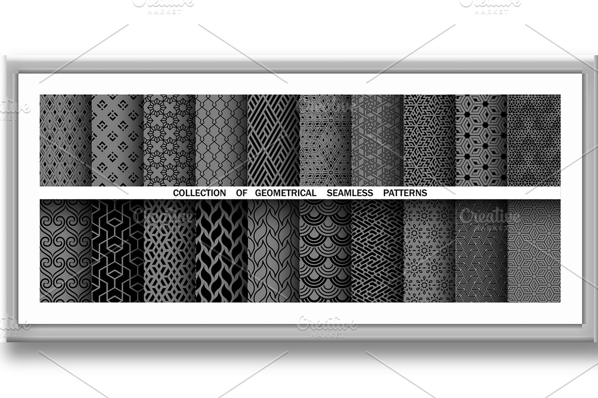 Geometric set of patterns, a Pattern Graphic by RODINA (Photo 3 of 3)