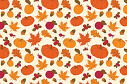 Vector Autumn set of patterns., a Pattern Graphic by Little A (Aigul) (Thumbnail 2 of 3)