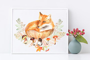 Dahlia and Sunflowers, a Seasonal Illustration by JennyColorArt (Thumbnail 10 of 10)