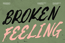 Broken Feeling – Handwritten Font