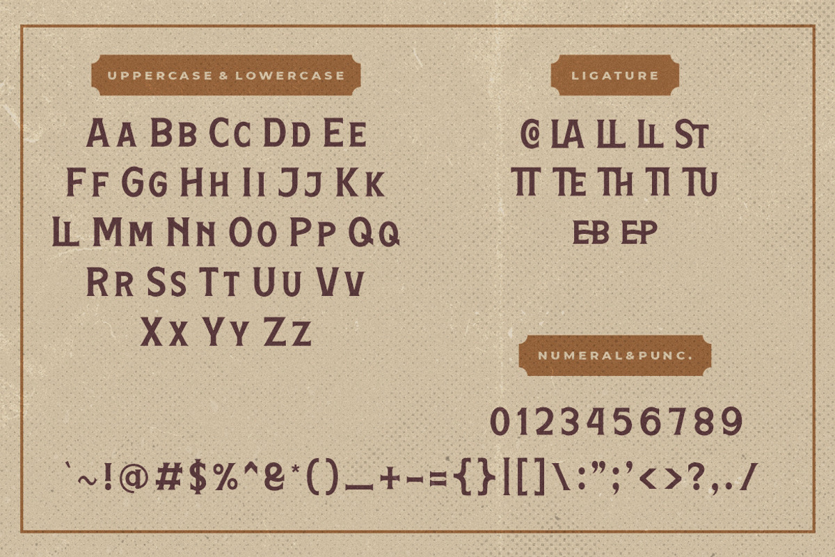 Hamston Display Vintage, a Sans Serif Font by Creatype Studio (Photo 8 of 10)
